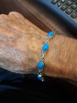 Southwestern style turquoise bracelet