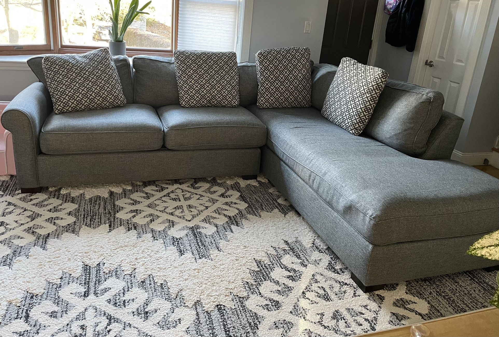 Grey Sectional Couch 
