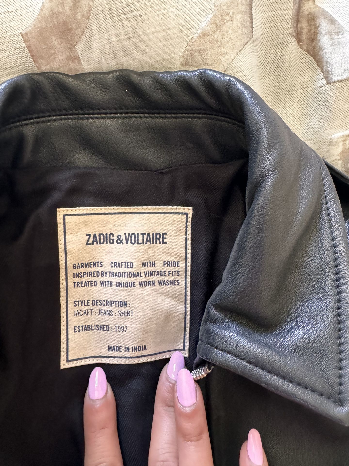 Black Leather Jacket Brand New