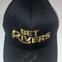 PHIL HELLMUTH POKER LEGEND SIGNED AUTOGRAPHED BET RIVERS CASINO HAT BAS COA RARE