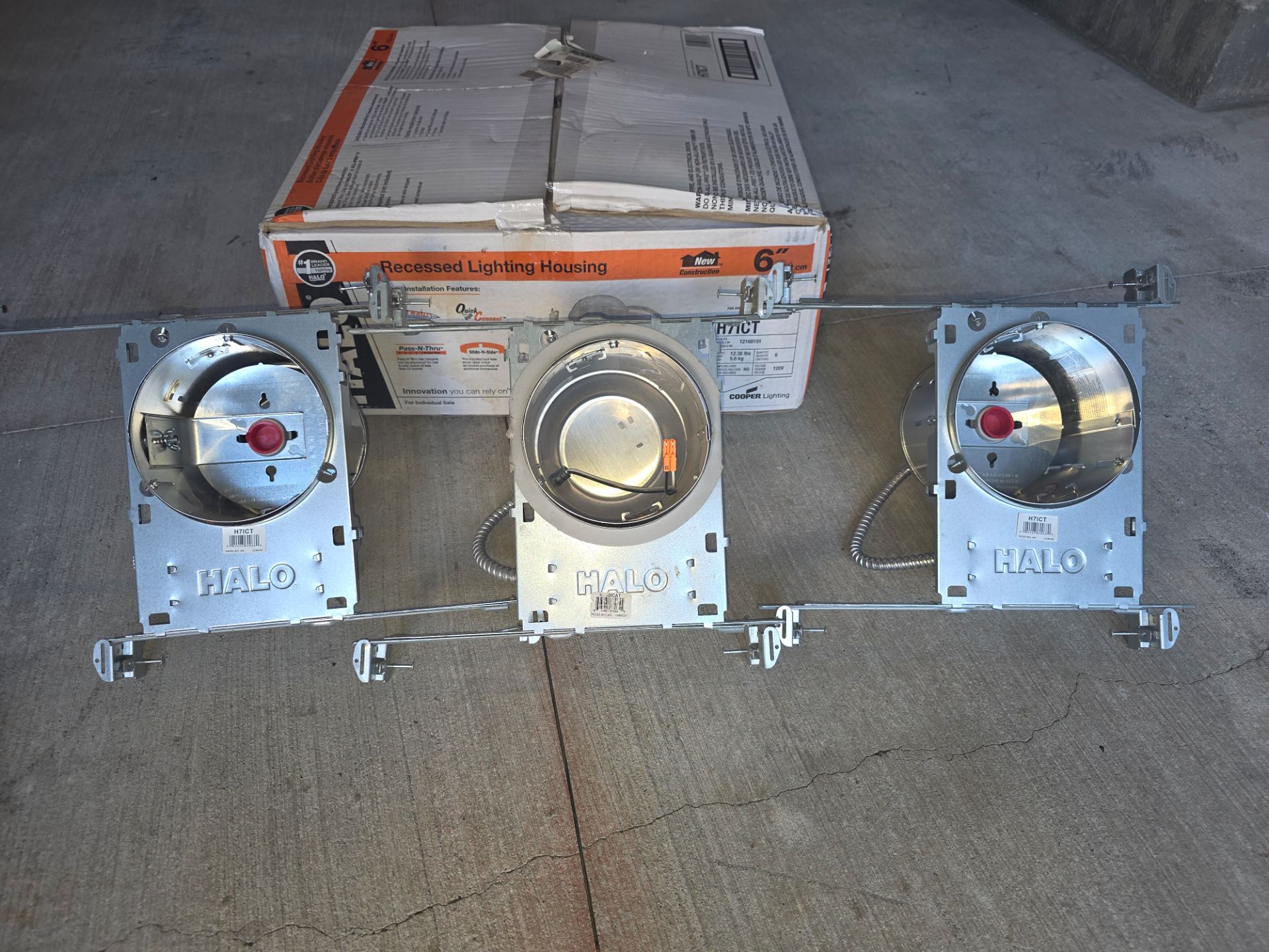 6" Halo New Construction Can Lights