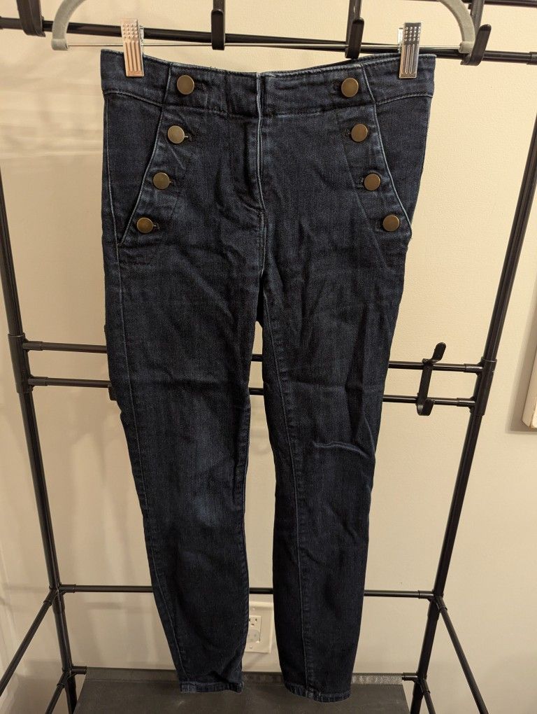 Ann Taylor Denim Sailor Skinny Jeans