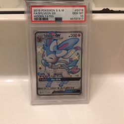 Sylveon GX Hidden Fates PSA10