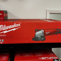 Milwaukee 13 Amp 5 in. Small Angle Grinder with Lock-On Trigger Grip