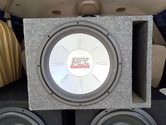 12" subwoofers with ported box and 1100 watt BOSS amp