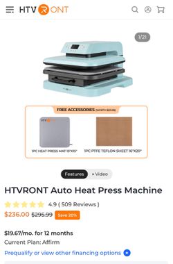 HTVRONT Auto Heat Press Machine