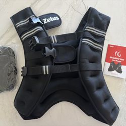 Zelus 16 lb Weighted Vest + Arm Phone Sleeve