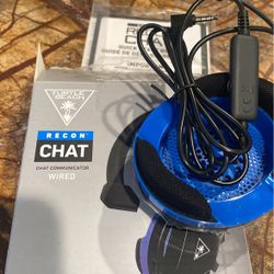 PlayStation five and four recon check communicator wired, does not have headband