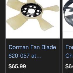 Clutch Fan Blade 