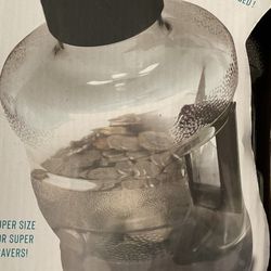 New Plastic Money Counting Jar