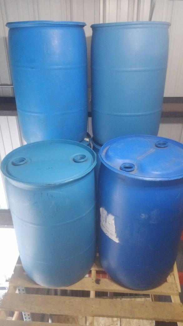 55 gallon drums / rain barrels