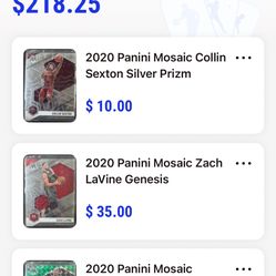 20 Near Mint Basket Ball Cards  $220 For $80