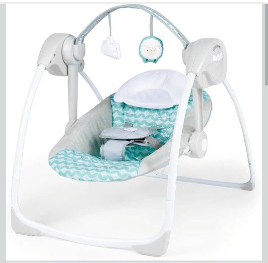 Swing Easy-Fold Portable Baby Swing, 0-9 Months Up to 20 lbs