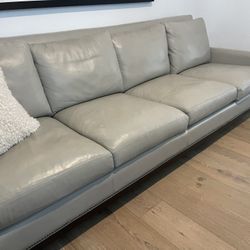 Arhaus Leather Sofa 101”