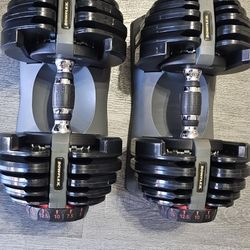 Bowflex Dumbbells Adjustable 52.5 