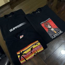 Supreme Medium Tees Bundle Pack Authentic 