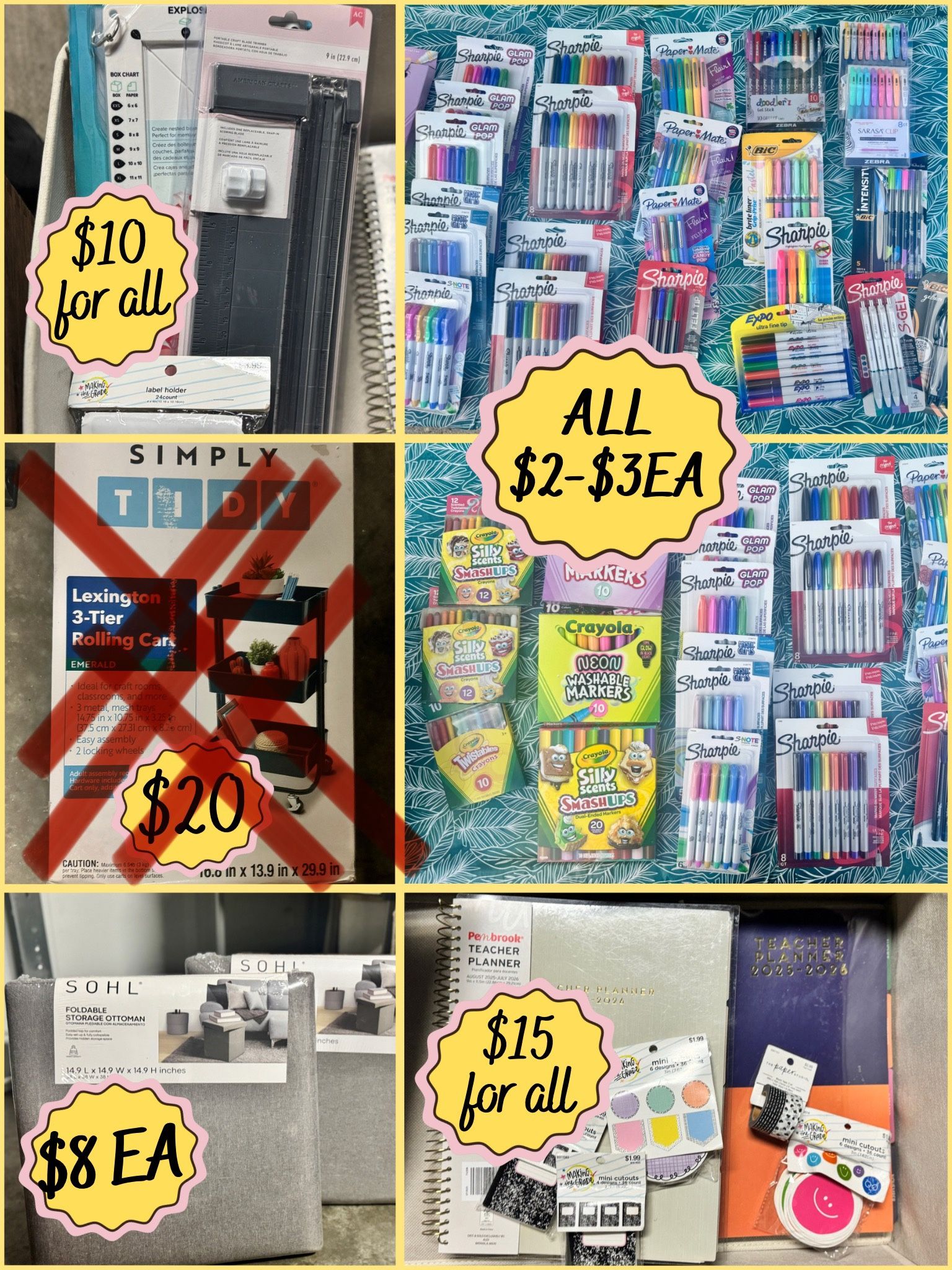 Teacher, Class, Office, School Supplies, New