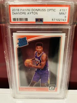 Deandre Ayton rookie PSA 9