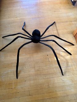 Giant Black Spider Halloween Decoration