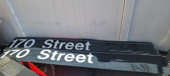 170 Street NYC Subway Station Sign