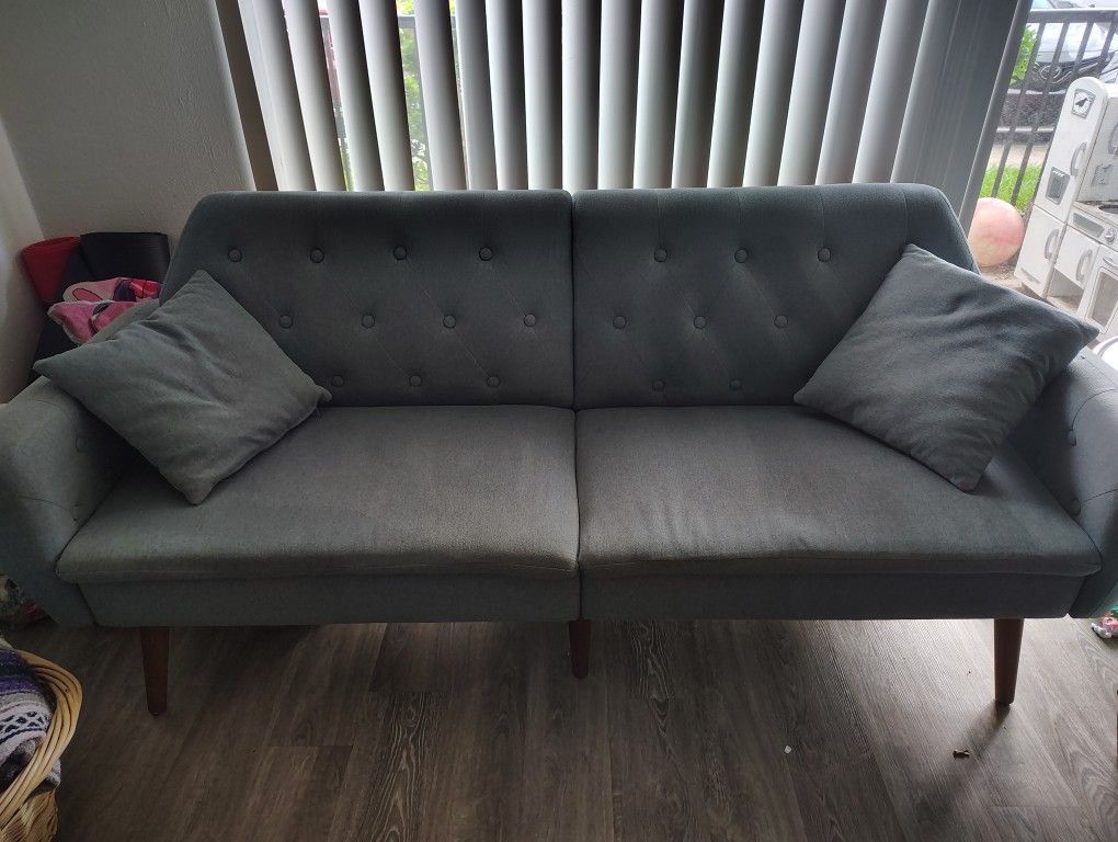 Mid-Century Modern Convertible Sofa / Futon - $200