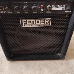 Fender Rumble 15 Bass Combo Amplifier 
