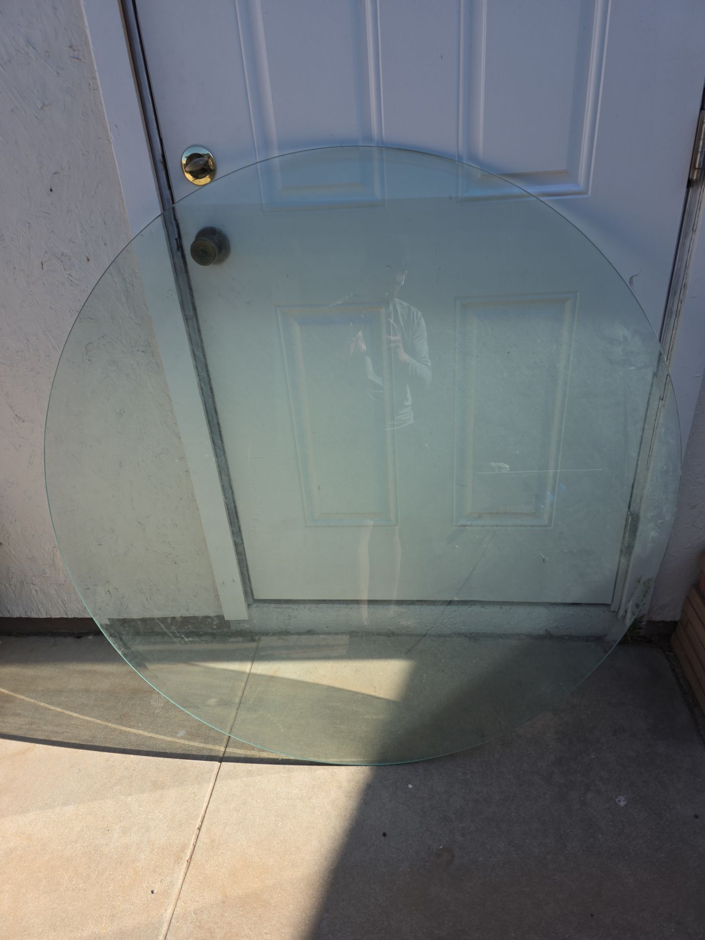 Free glass tabletop