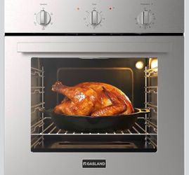 GASLAND 24 Inch Electric Wall Oven with 5 Cooking Modes, 2.79 Cu.ft, 2200W