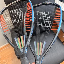 Racquetball Racquet For Sale. E-force 170 Grams Each No Cracks. Both Used In Excellent Condition 