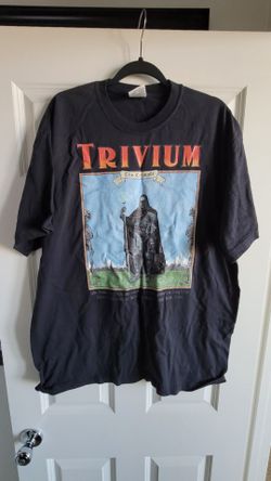 Trivium The Crusade 20th Anniversary Tracklist T-shirt XL Rare Misprint