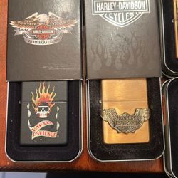 Harley Davidson Zippo Lighters, New
