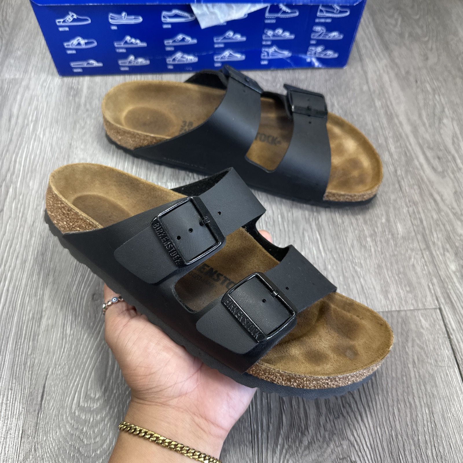 Birkenstock Narrow Birkenstock Arizona 38 Black Womens Birkenstock