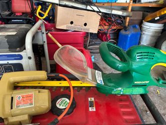 B&D jig saw and an electric edge trimmer both work