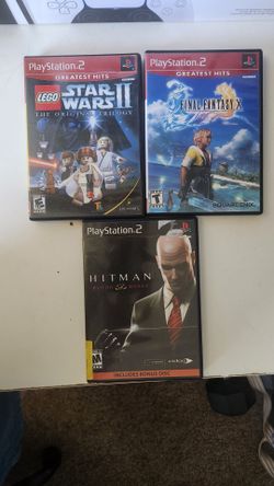 PS2 Video Games (Hitman, Final Fantasy, & Lego Star Wars)