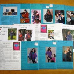 Large Lot 15 Fiber Trends, Cherry Tree, + other knitting patterns