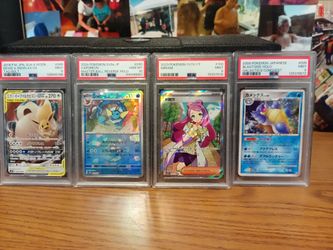 Pokémon PSA 9s and 10 Japanese graded cards