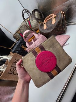Coach wristlet handbag, purse