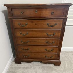 Bassett Solid Wood Tall Dresser / Chest – Classic Style