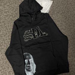 Black Rhinestone SDL Hoodie