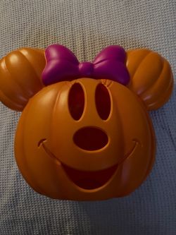 Minnie Mouse Halloween Pumpkin Trick-or-Treat Bucket