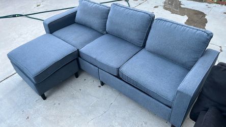 Blue couch