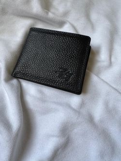 Leather Wallet With Money Clip