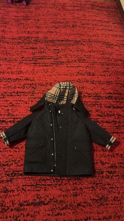Burberry Kids Quilted Jacket with Hood