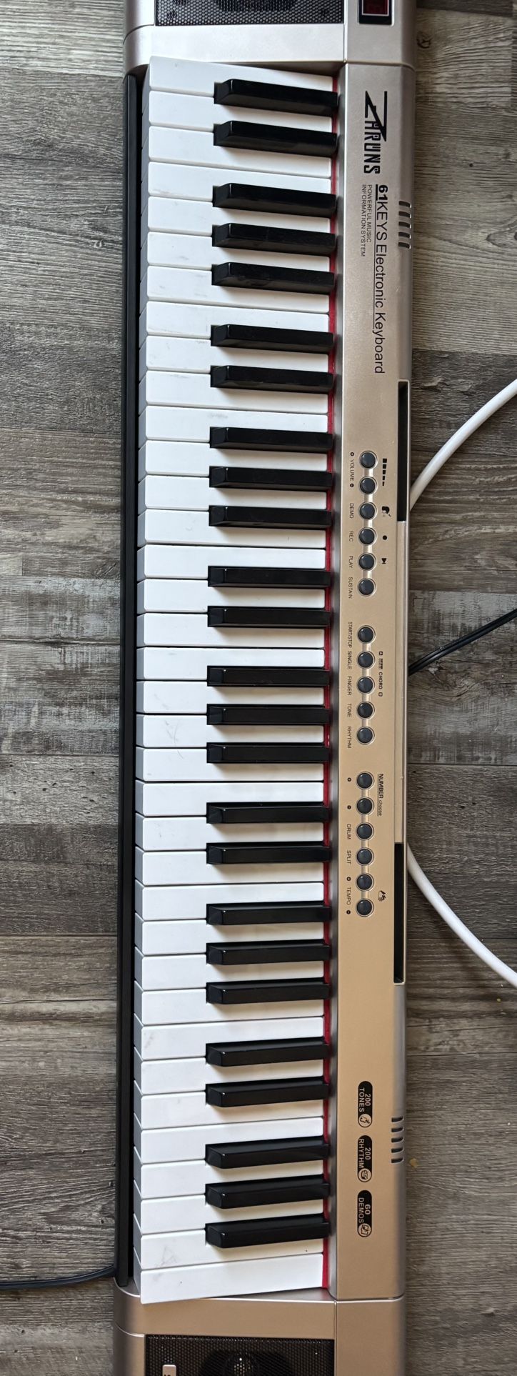 61 key electric keyboard