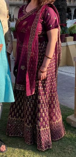 Lehenga choli size 8