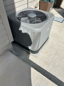 Rheem Central Air Conditioner Outdoor Condenser Unit
