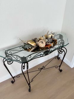 Glass dining set