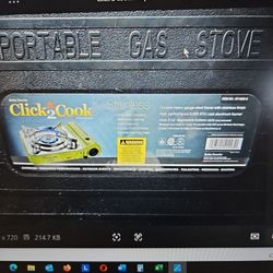 Bella Tavola Click2Cook Portable Butane Powered Stove