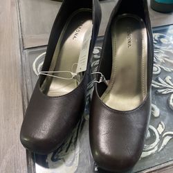 Merona Brown Heels Size 7