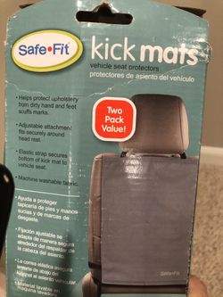 Kick mat to protect the back of your car seat